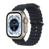 Apple Watch Ultra GPS + Cellular 49mm Titanium Case with Midnight Ocean Band (MQET3/MQFK3)