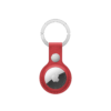 Чохол для пошукового брелка Apple AirTag Leather Key Ring Product Red (MK103)