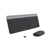 Комплект: клавіатура і миша Logitech MK470 Wireless Slim Graphite (920-009206, 920-009204)
