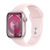 Apple Watch Series 9 GPS 41mm Pink Aluminium Case with Light Pink Sport Band – M/L (MR943)