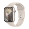 Apple Watch Series 9 GPS 45mm Starlight Aluminium Case with Starlight Sport Band – M/L (MR973)